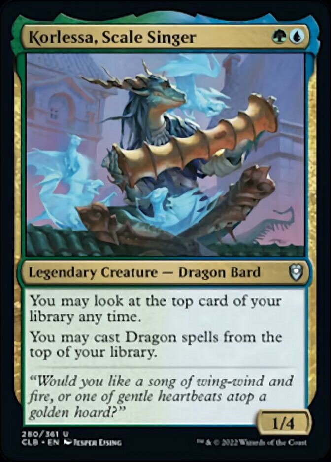 Korlessa, Scale Singer [Commander Legends: Battle for Baldur's Gate] | Gear Gaming Fayetteville
