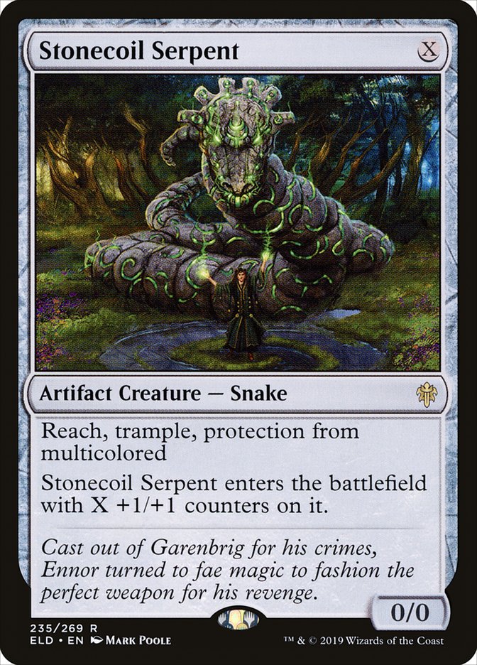 Stonecoil Serpent [Throne of Eldraine] | Gear Gaming Fayetteville