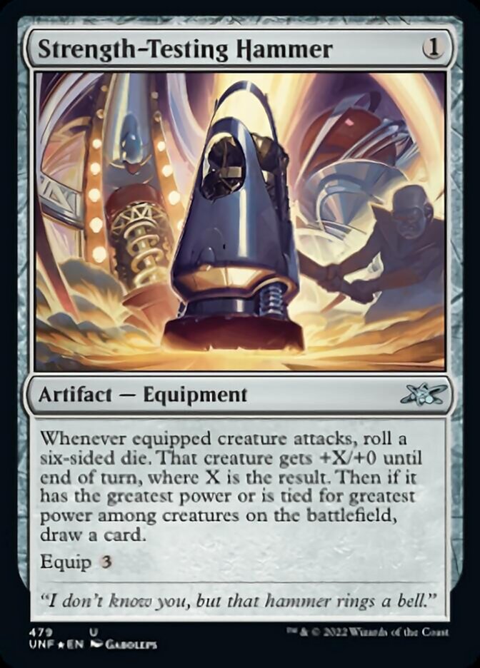 Strength-Testing Hammer (Galaxy Foil) [Unfinity] | Gear Gaming Fayetteville