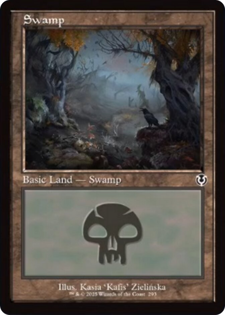 Swamp (293) (Retro Frame) [Innistrad Remastered] | Gear Gaming Fayetteville