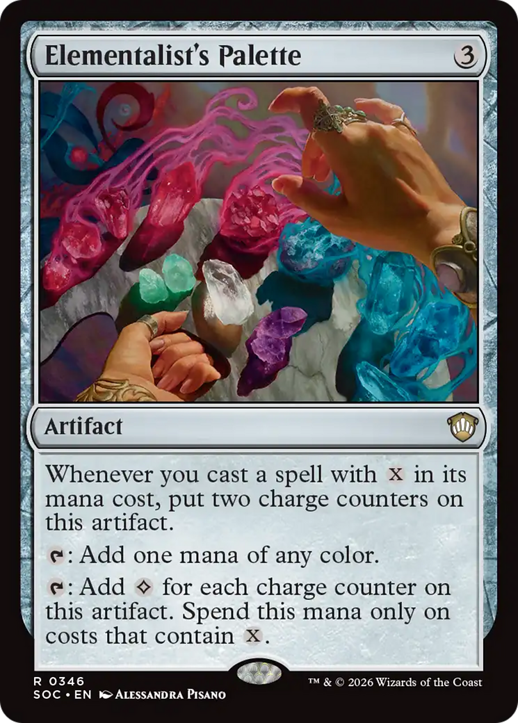 Elementalist's Palette [Secrets of Strixhaven Commander] | Gear Gaming Fayetteville