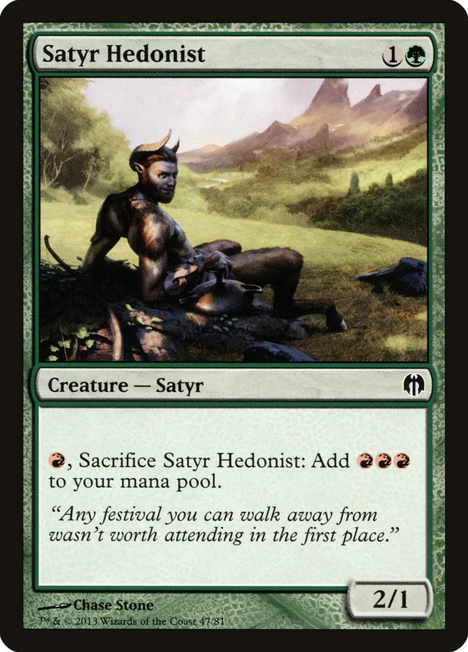 Satyr Hedonist [Duel Decks: Heroes vs. Monsters] | Gear Gaming Fayetteville