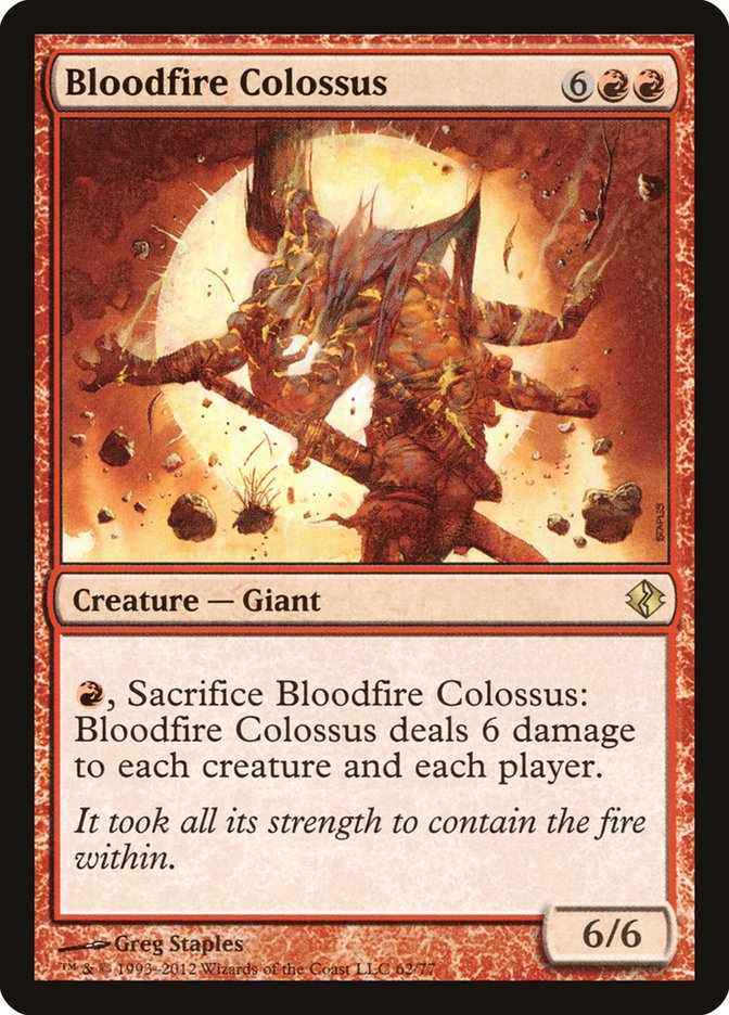 Bloodfire Colossus [Duel Decks: Venser vs. Koth] | Gear Gaming Fayetteville