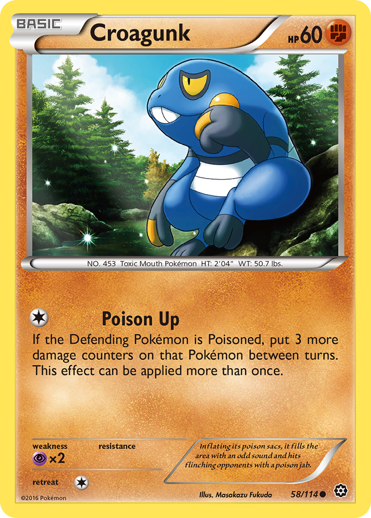 Croagunk (58/114) [XY: Steam Siege] | Gear Gaming Fayetteville