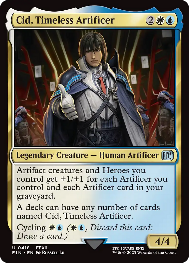 Cid, Timeless Artificer (0418) [FINAL FANTASY] | Gear Gaming Fayetteville