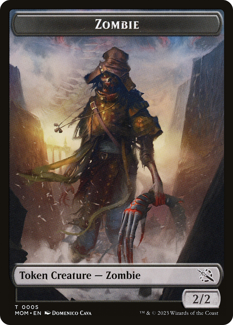 Elemental (02) // Zombie Double-Sided Token [March of the Machine Tokens] | Gear Gaming Fayetteville