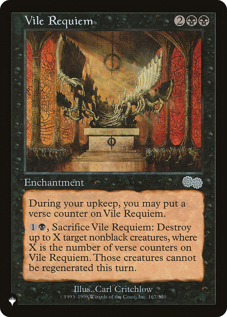 Vile Requiem (USG) [The List Reprints] | Gear Gaming Fayetteville