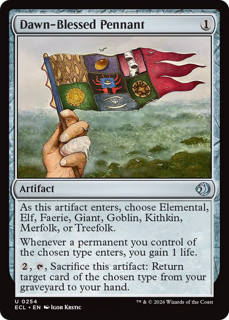 Dawn-Blessed Pennant [Lorwyn Eclipsed] | Gear Gaming Fayetteville