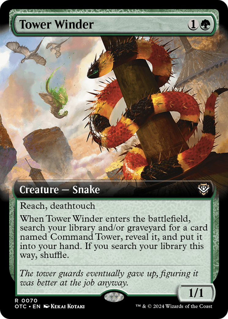 Tower Winder (Extended Art) [Outlaws of Thunder Junction Commander] | Gear Gaming Fayetteville