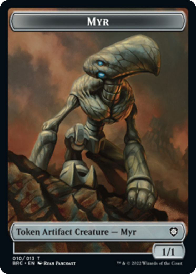 Myr // Thopter (010) Double-Sided Token [The Brothers' War Commander Tokens] | Gear Gaming Fayetteville