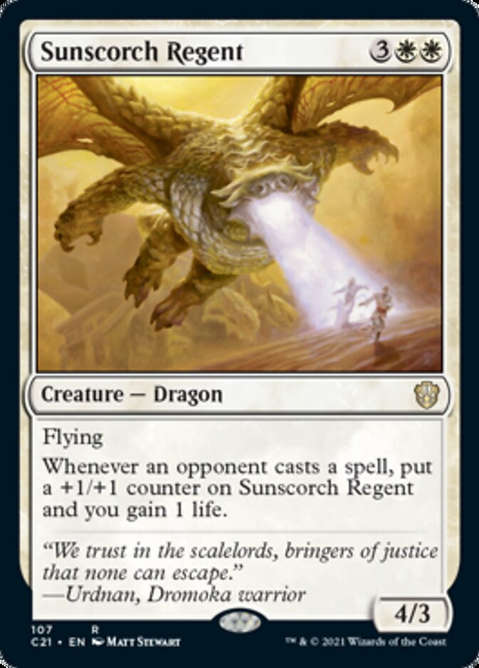 Sunscorch Regent [Commander 2021] | Gear Gaming Fayetteville