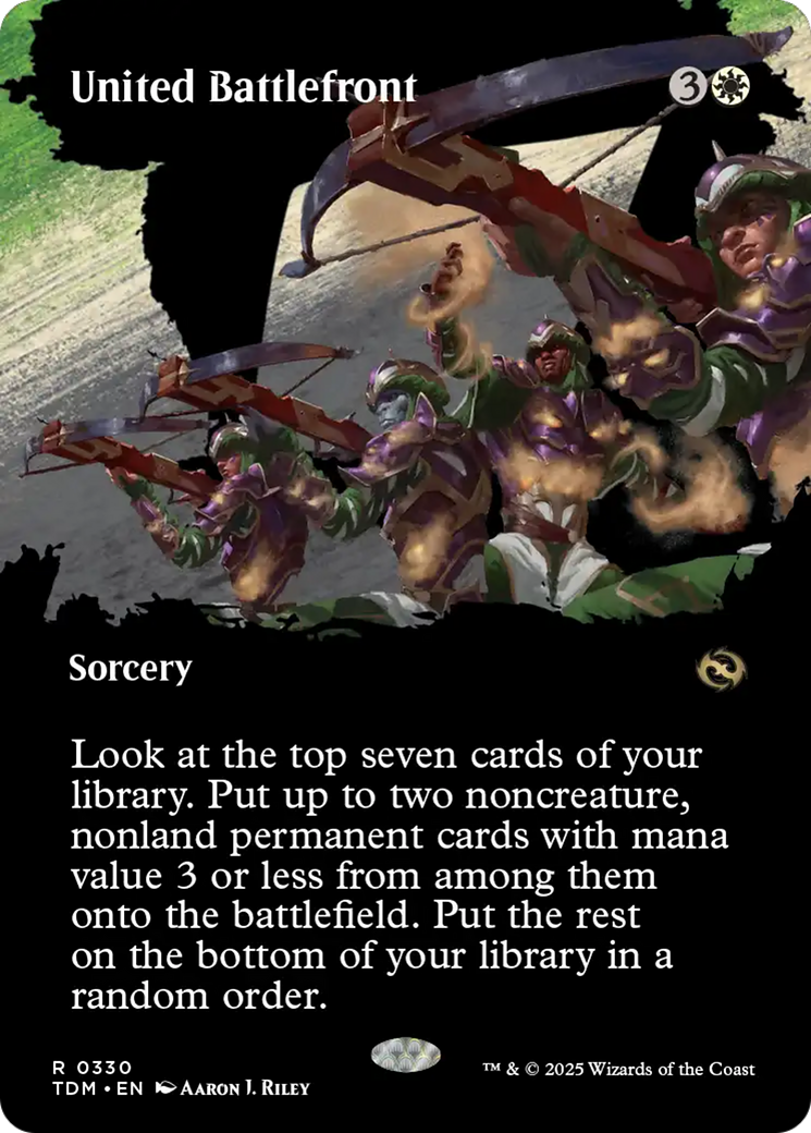 United Battlefront (Borderless) [Tarkir: Dragonstorm] | Gear Gaming Fayetteville