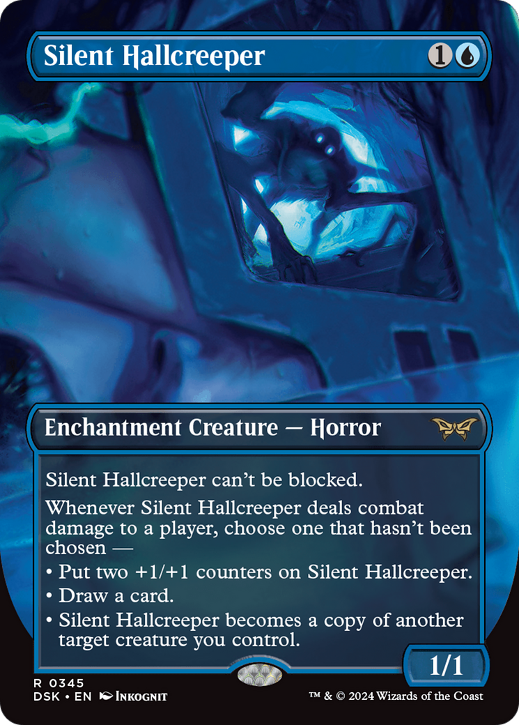 Silent Hallcreeper (Borderless) [Duskmourn: House of Horror] | Gear Gaming Fayetteville