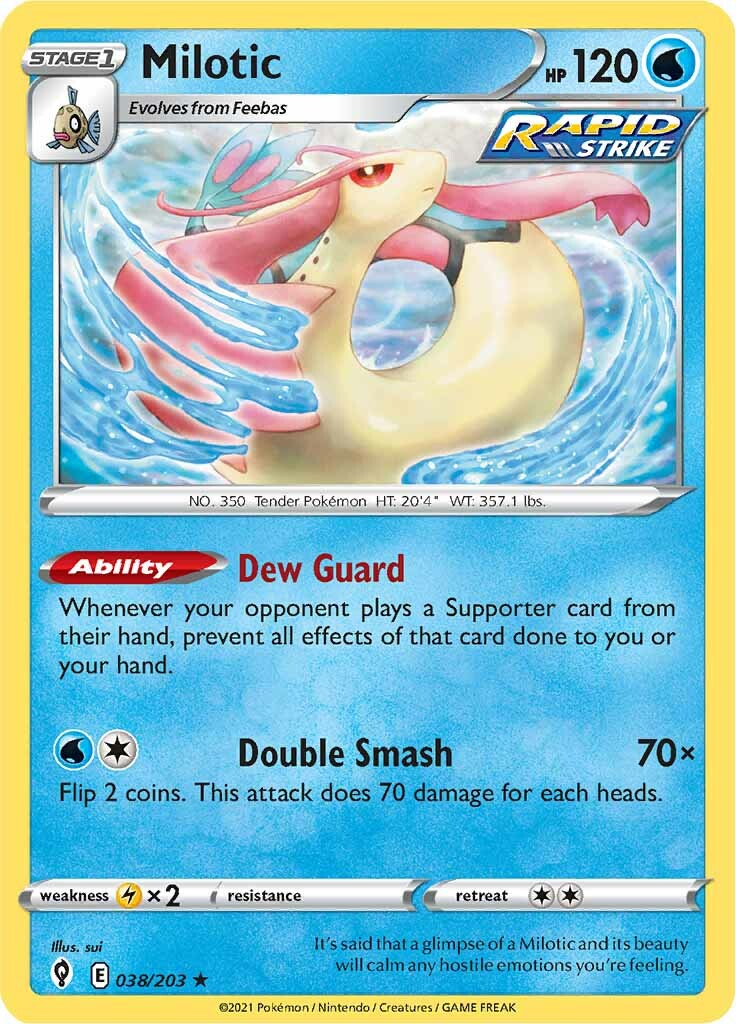 Milotic (038/203) [Sword & Shield: Evolving Skies] | Gear Gaming Fayetteville