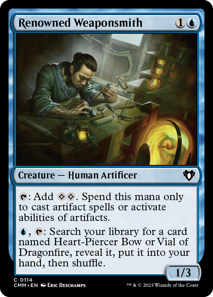 Renowned Weaponsmith [Commander Masters] | Gear Gaming Fayetteville