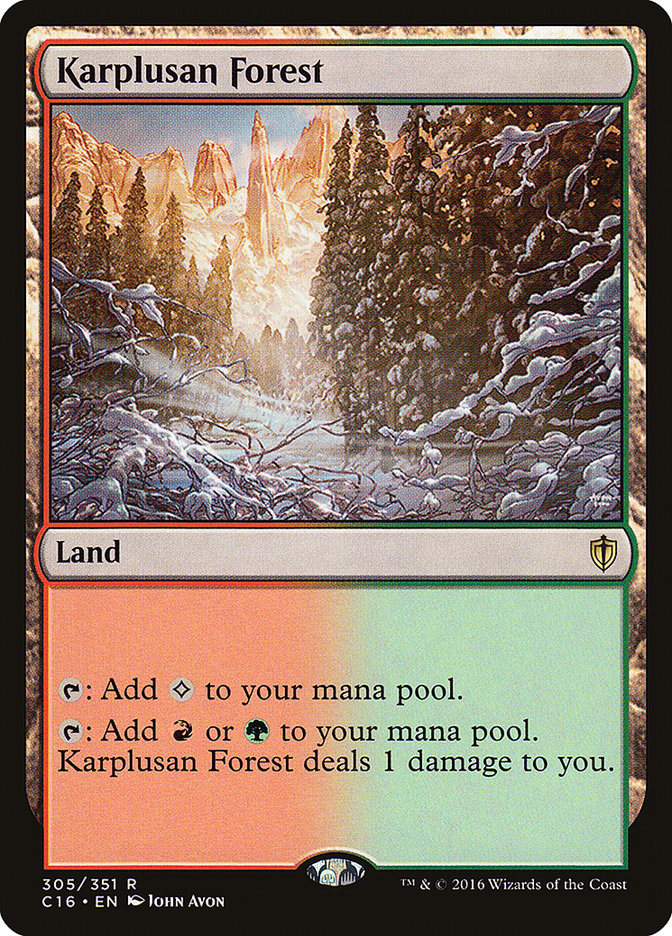 Karplusan Forest [Commander 2016] | Gear Gaming Fayetteville