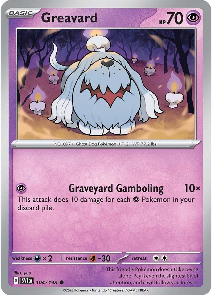 Greavard (104/198) [Scarlet & Violet: Base Set] | Gear Gaming Fayetteville