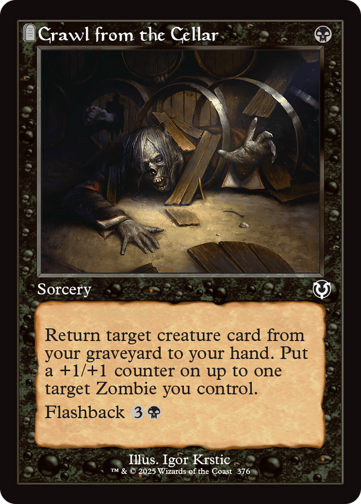 Crawl from the Cellar (Retro Frame) [Innistrad Remastered] | Gear Gaming Fayetteville