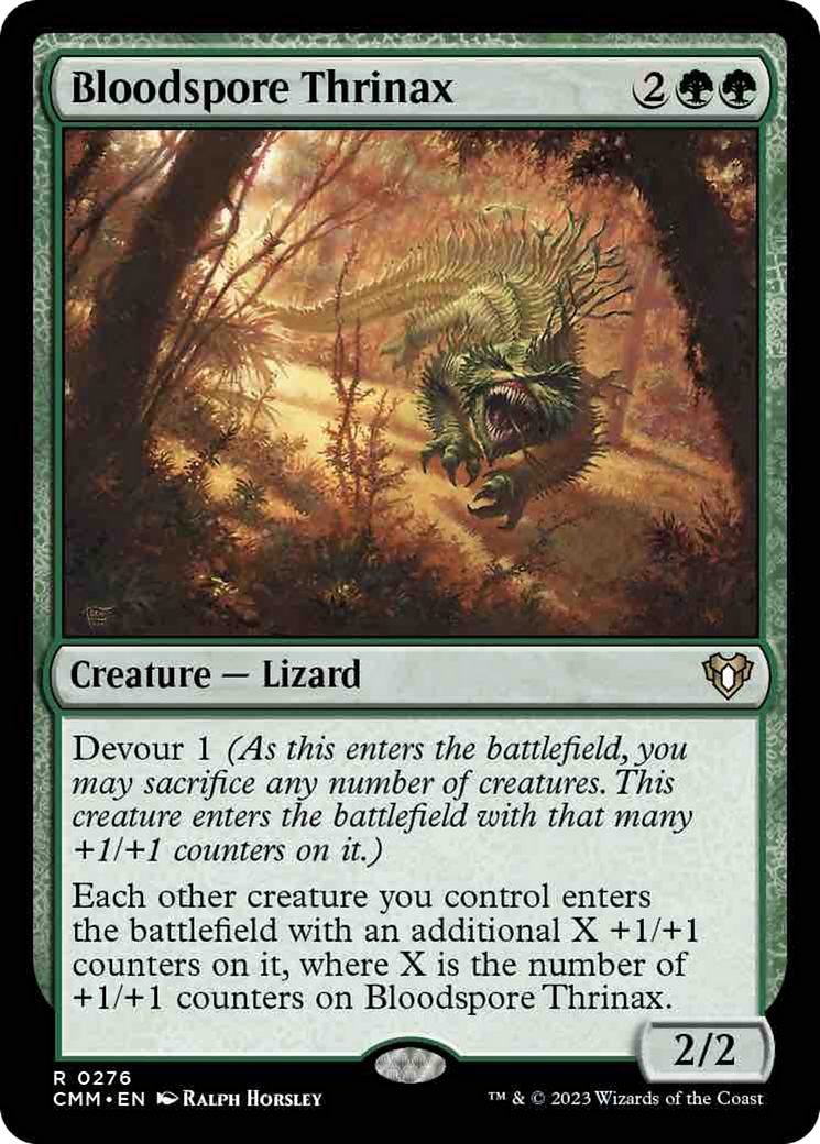 Bloodspore Thrinax [Commander Masters] | Gear Gaming Fayetteville