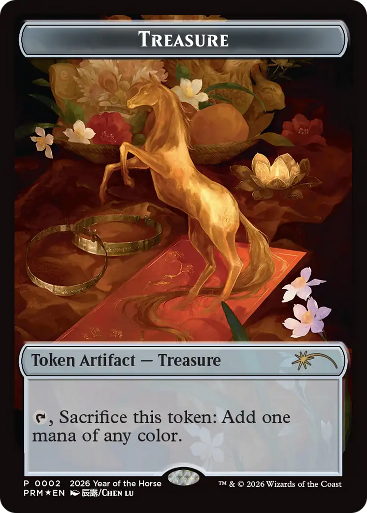 Treasure Token (Year of the Horse 2026) [Standard Showdown Promos Tokens] | Gear Gaming Fayetteville