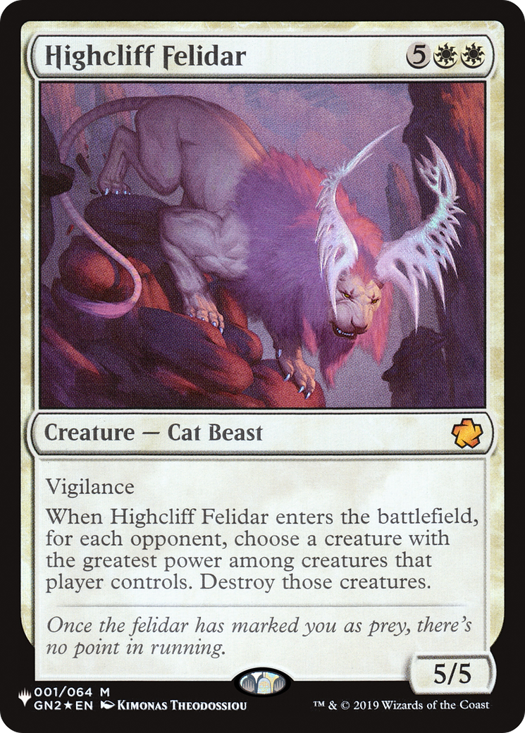 Highcliff Felidar [The List] | Gear Gaming Fayetteville
