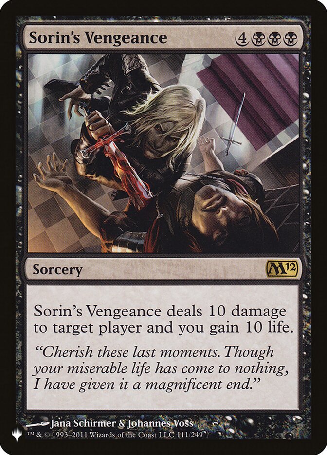 Sorin's Vengeance [The List] | Gear Gaming Fayetteville