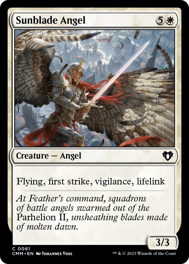 Sunblade Angel [Commander Masters] | Gear Gaming Fayetteville