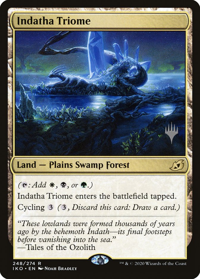 Indatha Triome (Promo Pack) [Ikoria: Lair of Behemoths Promos] | Gear Gaming Fayetteville