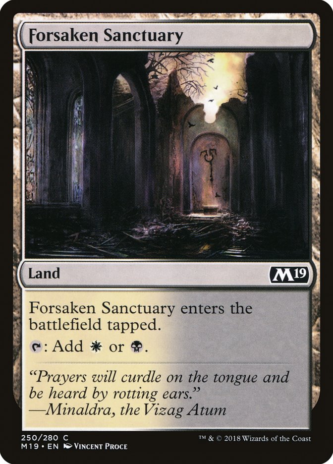 Forsaken Sanctuary [Core Set 2019] | Gear Gaming Fayetteville