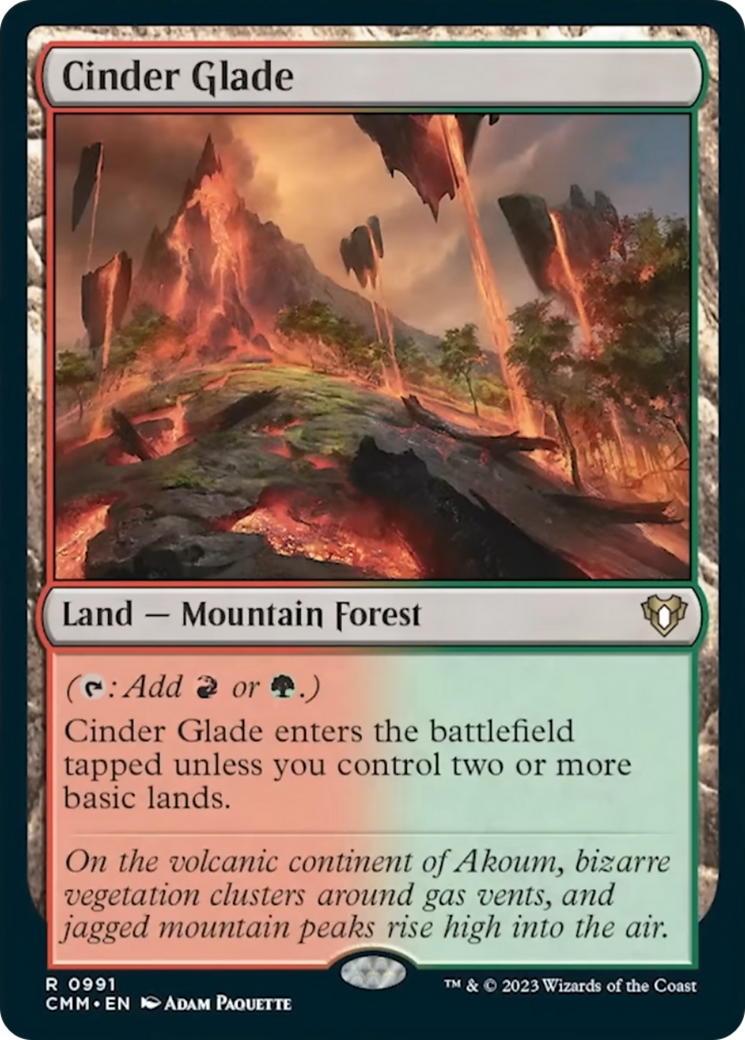 Cinder Glade [Commander Masters] | Gear Gaming Fayetteville