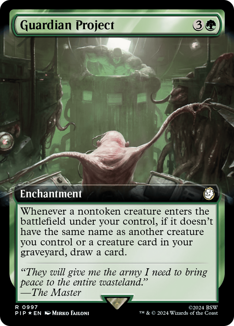Guardian Project (Extended Art) (Surge Foil) [Fallout] | Gear Gaming Fayetteville