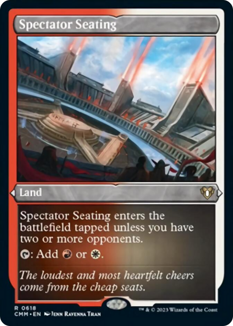 Spectator Seating (Foil Etched) [Commander Masters] | Gear Gaming Fayetteville