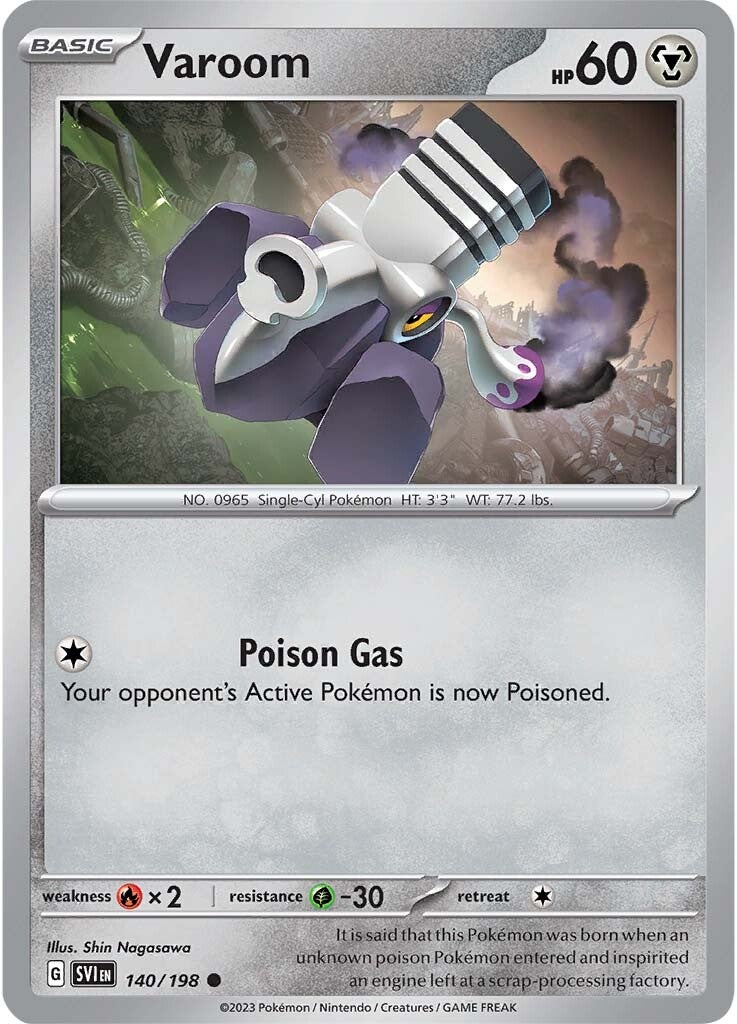 Varoom (140/198) [Scarlet & Violet: Base Set] | Gear Gaming Fayetteville