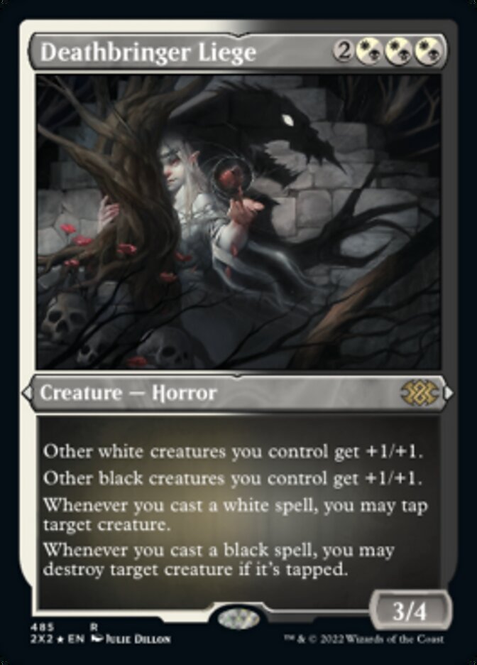 Deathbringer Liege (Foil Etched) [Double Masters 2022] | Gear Gaming Fayetteville