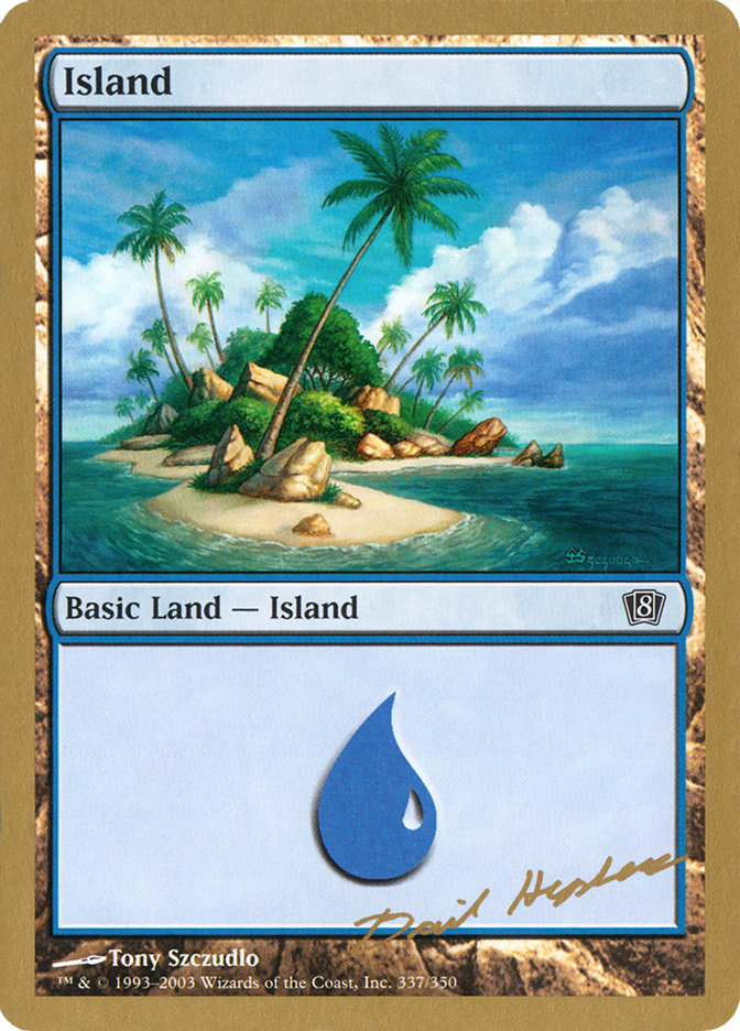 Island (dh337) (Dave Humpherys) [World Championship Decks 2003] | Gear Gaming Fayetteville