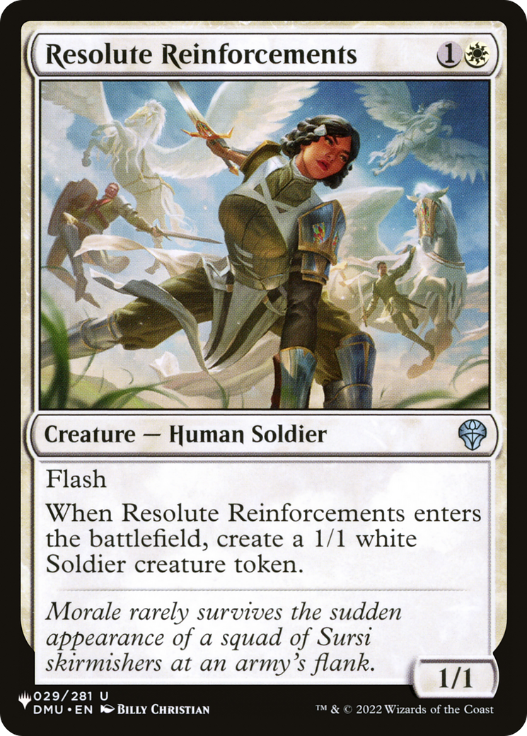 Resolute Reinforcements [The List Reprints] | Gear Gaming Fayetteville