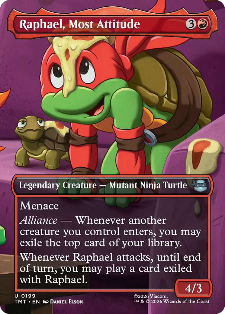 Raphael, Most Attitude (Borderless) [Teenage Mutant Ninja Turtles] | Gear Gaming Fayetteville
