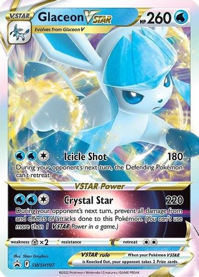 Glaceon VSTAR (SWSH197) (Jumbo Card) [Sword & Shield: Black Star Promos] | Gear Gaming Fayetteville