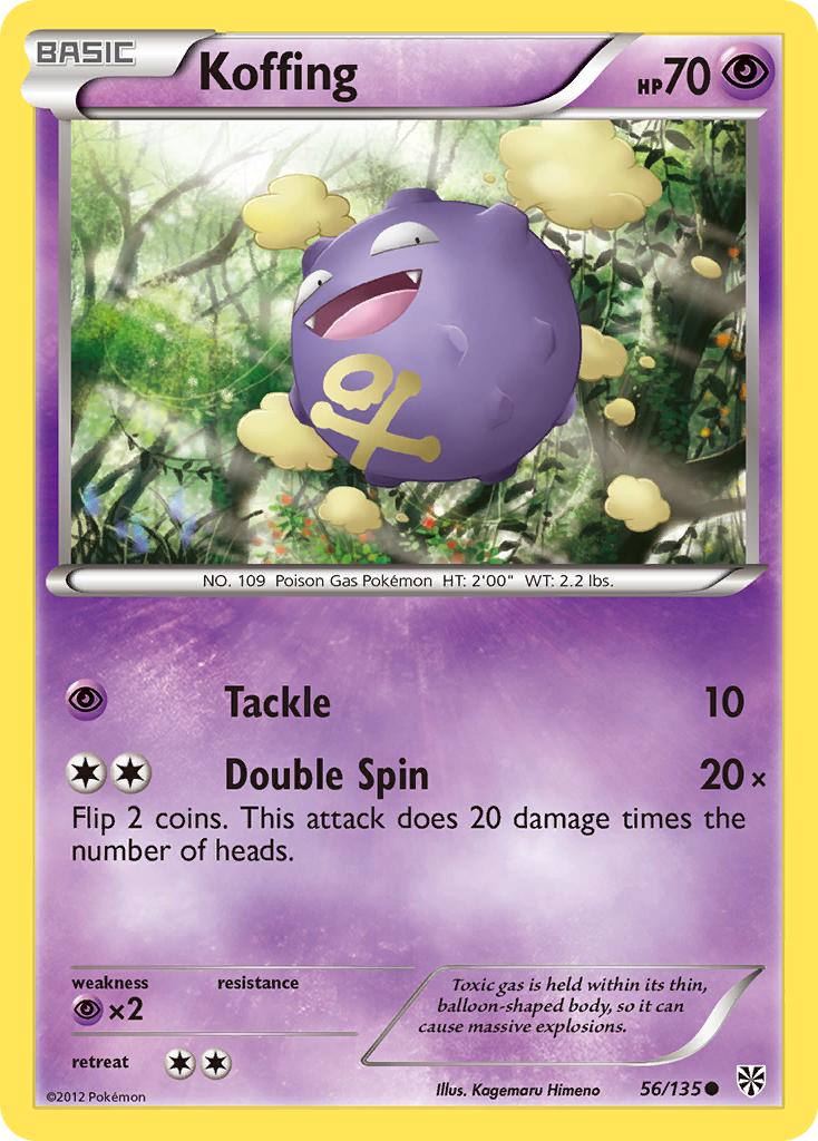 Koffing (56/135) [Black & White: Plasma Storm] | Gear Gaming Fayetteville