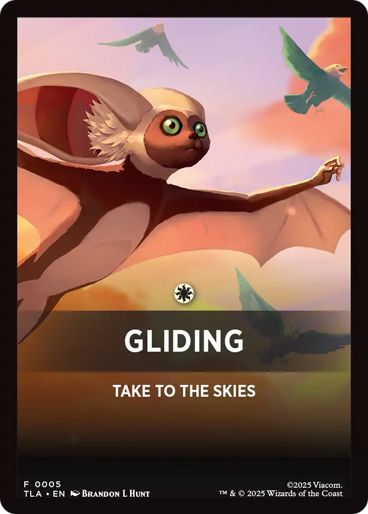 Gliding Theme Card [Avatar: The Last Airbender Tokens] | Gear Gaming Fayetteville