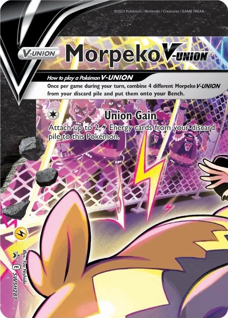 Morpeko V-Union (SWSH287) [Sword & Shield: Black Star Promos] | Gear Gaming Fayetteville