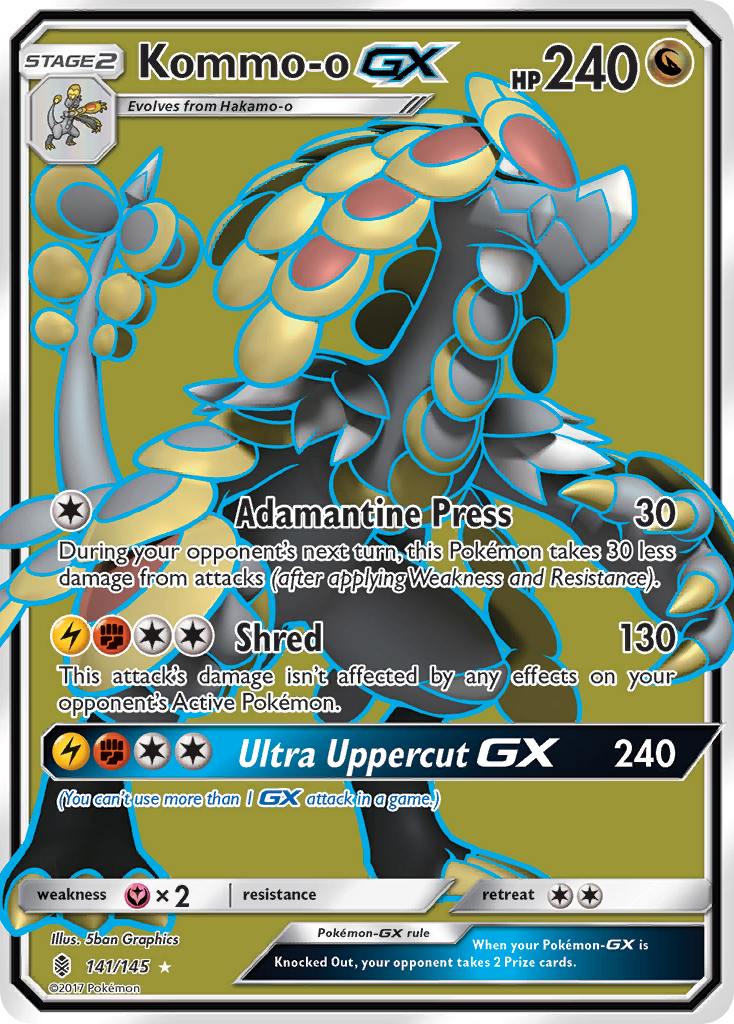 Kommo-o GX (141/145) [Sun & Moon: Guardians Rising] | Gear Gaming Fayetteville