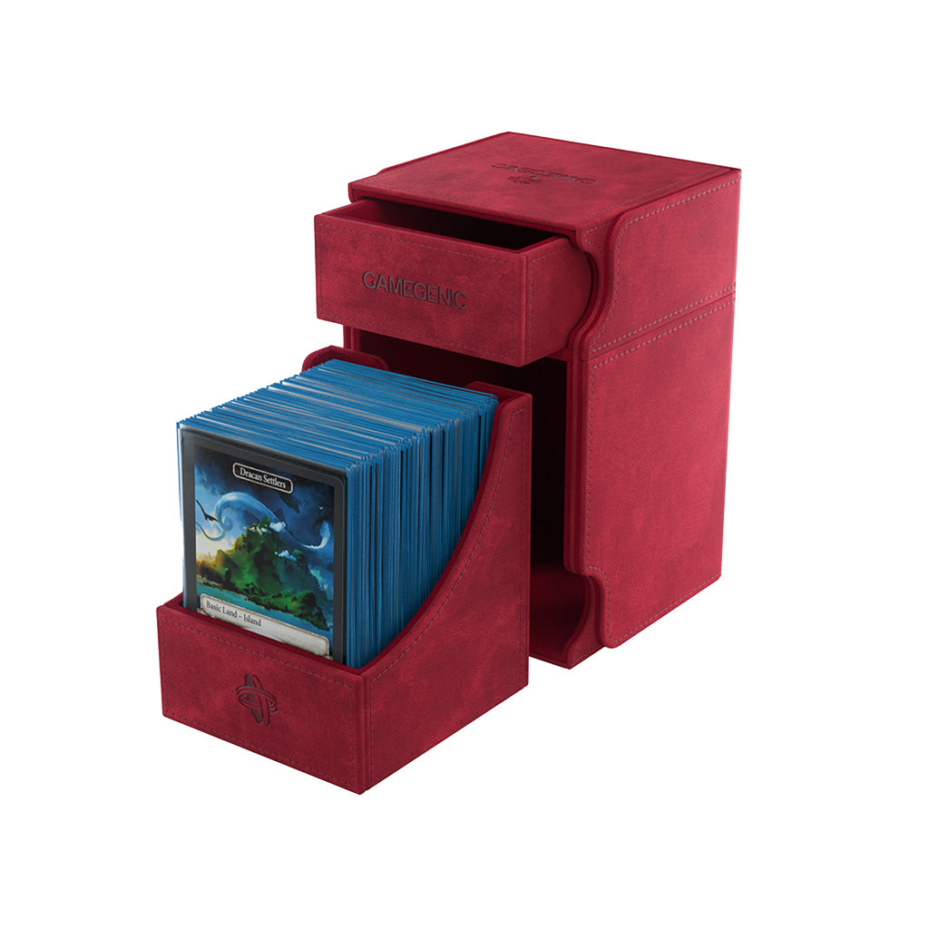 Watchtower 100+ XL Deck Box: Red | Gear Gaming Fayetteville