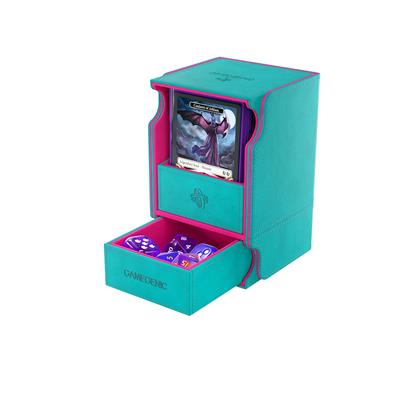 Gamegen!cs Watchtower 100+ XL Deck Box: Teal / Pink | Gear Gaming Fayetteville