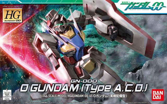 Bandai Namco: HG GN-000 0 Gundam (Type A.C.D.) | Gear Gaming Fayetteville