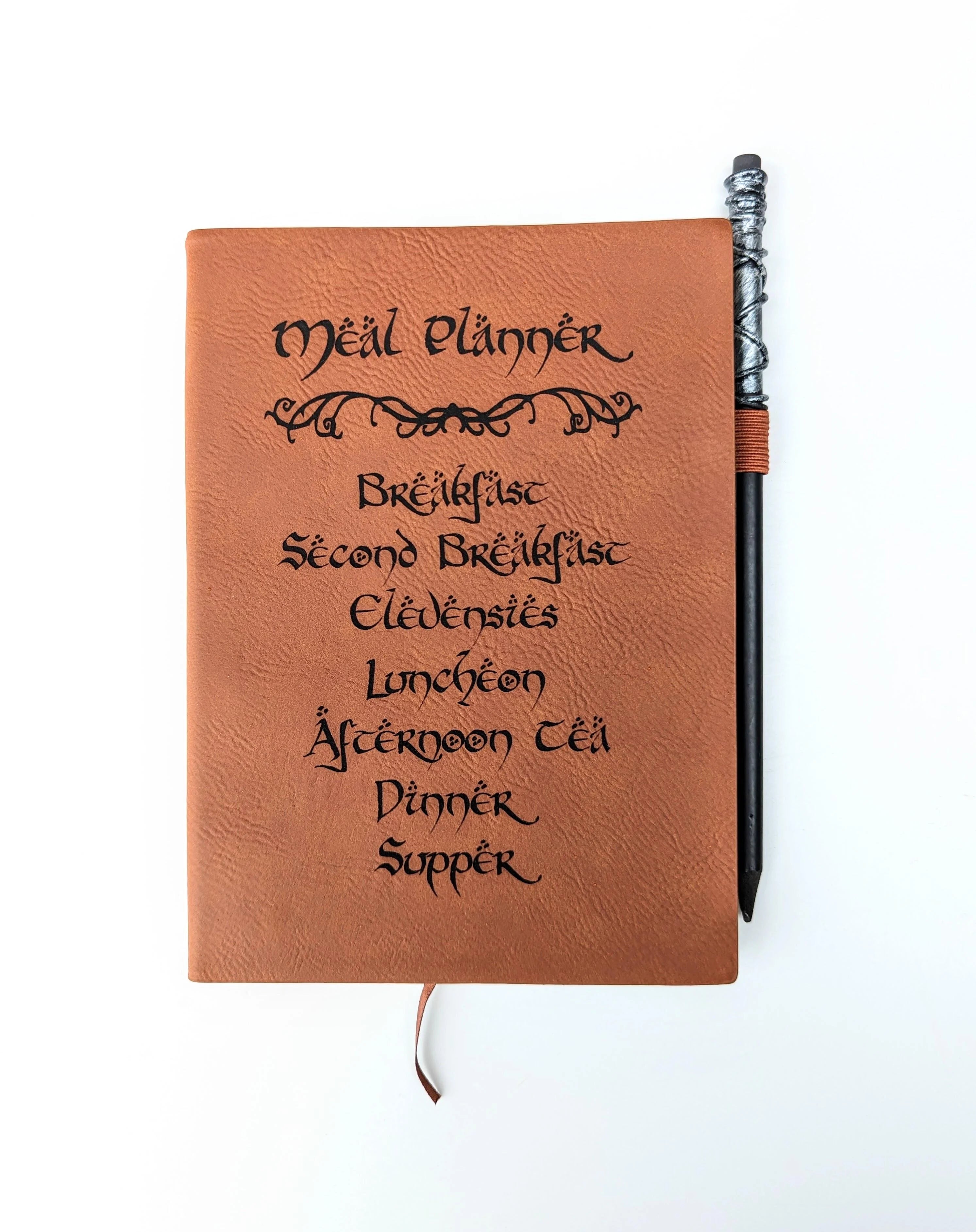 A Hobbit's Meal Planner | Vegan Leather Mini Dot Journal | Gear Gaming Fayetteville
