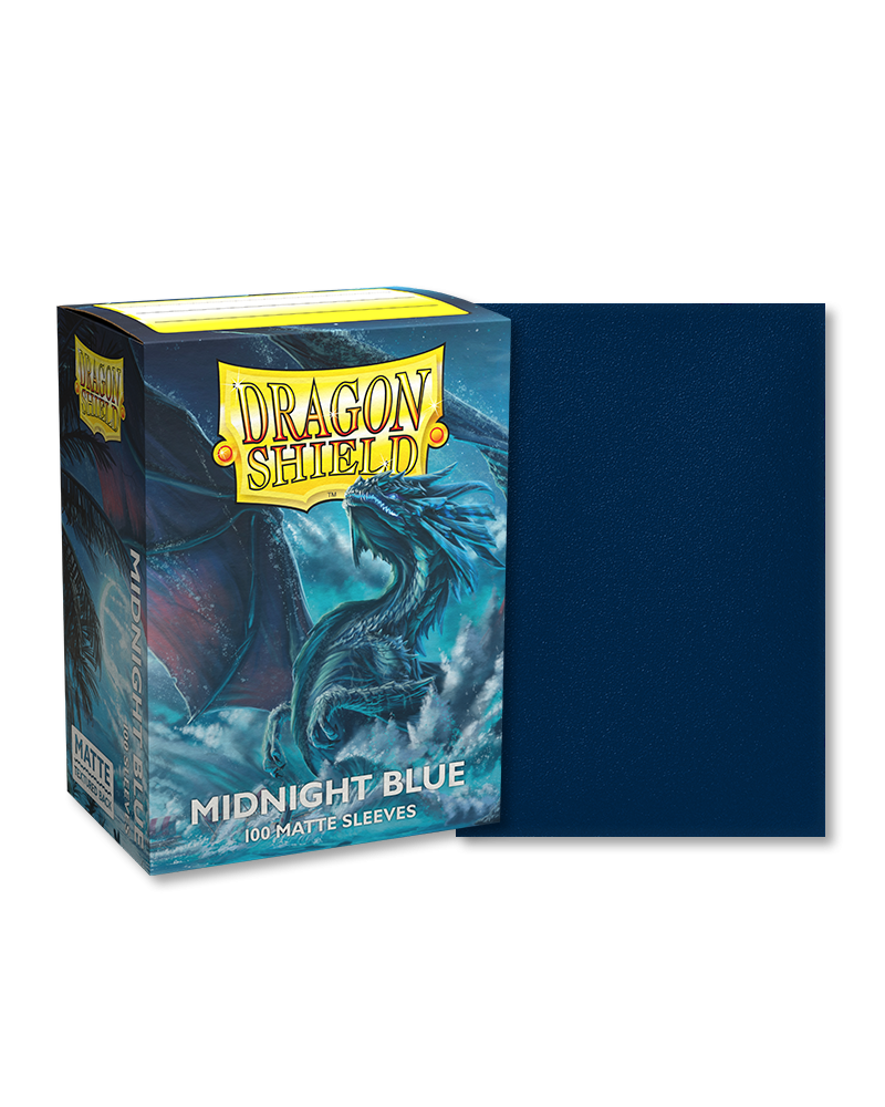 Dragon Shield 100ct Box - Midnight Blue Matte | Gear Gaming Fayetteville