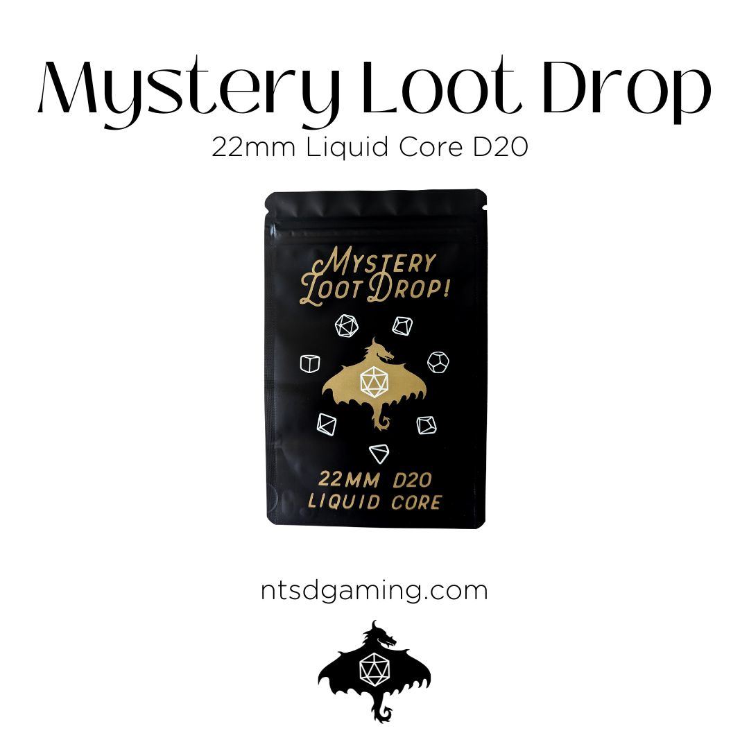 Mystery Loot Drop | Single 22mm Liquid Core D20 | Gear Gaming Fayetteville