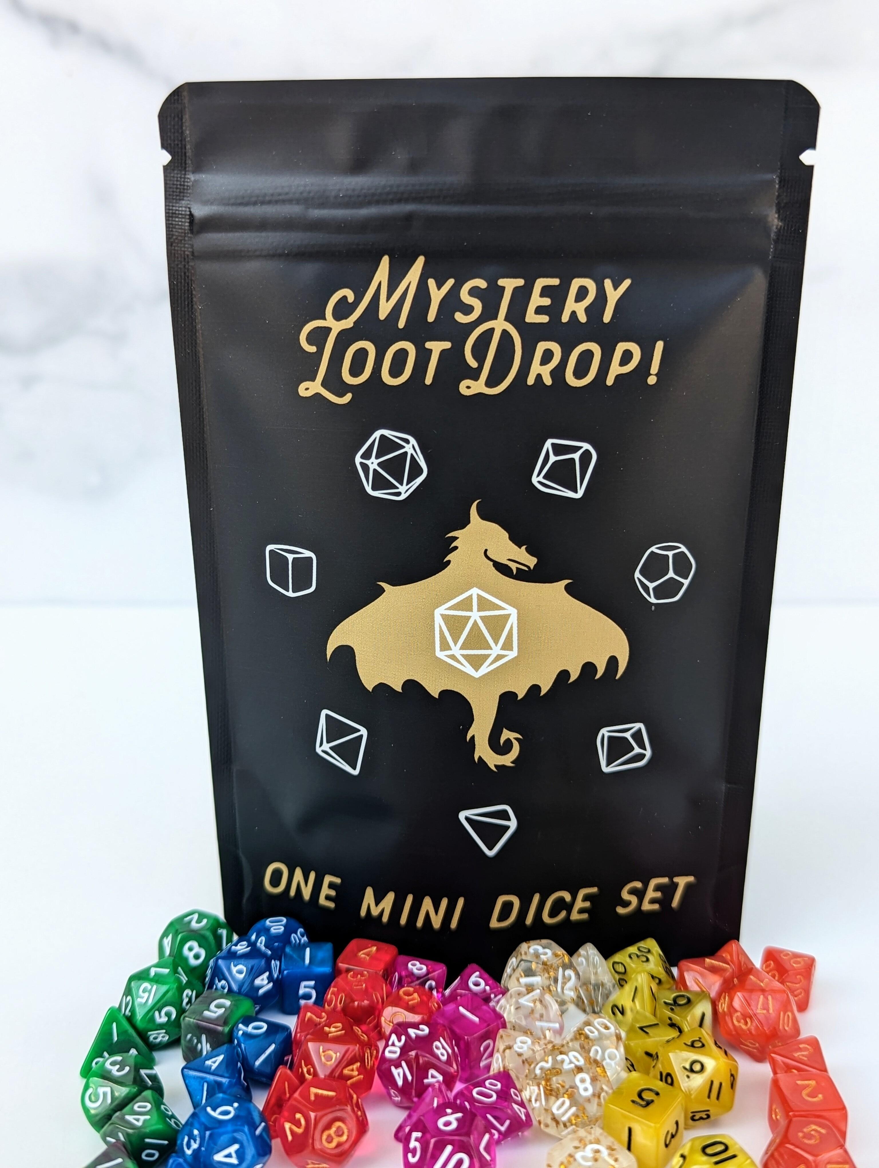 Mystery Loot Drop | 7-Piece Mini Polyhedral Dice Set | Gear Gaming Fayetteville