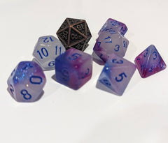 Mystery Loot Drop | 8-Piece Acrylic + (metal) D20 Polyhedral Dice Set | Gear Gaming Fayetteville